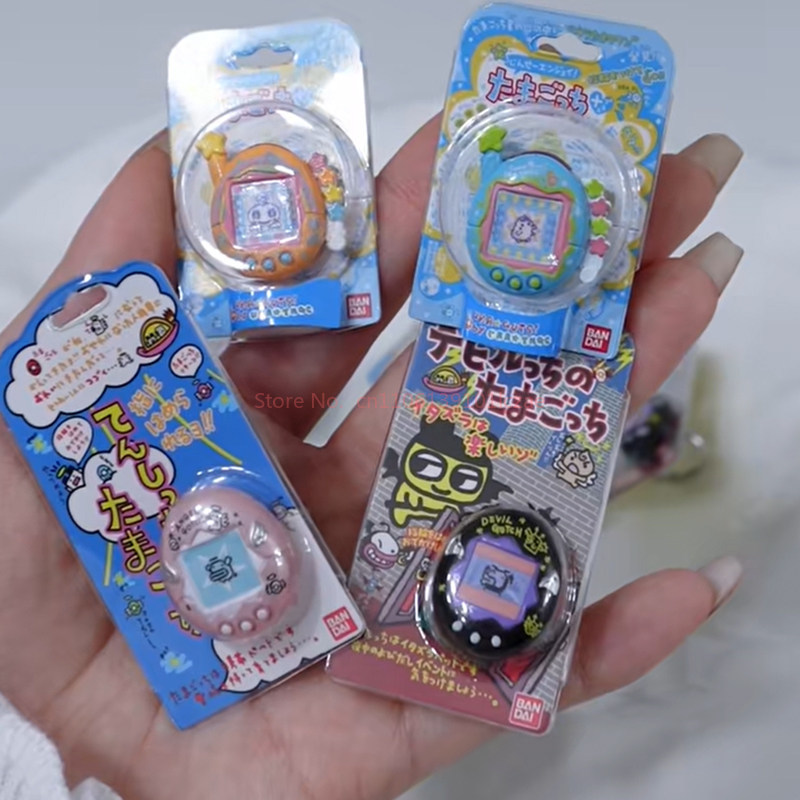 Bandai Model Tamagotchi - ของแท้ในสต็อก ทามาก็อตจิ มินิ ชุดอุปกรณ์เสริมแหวนน่ารัก ซีรีส์ปากใหญ่ จิมะ