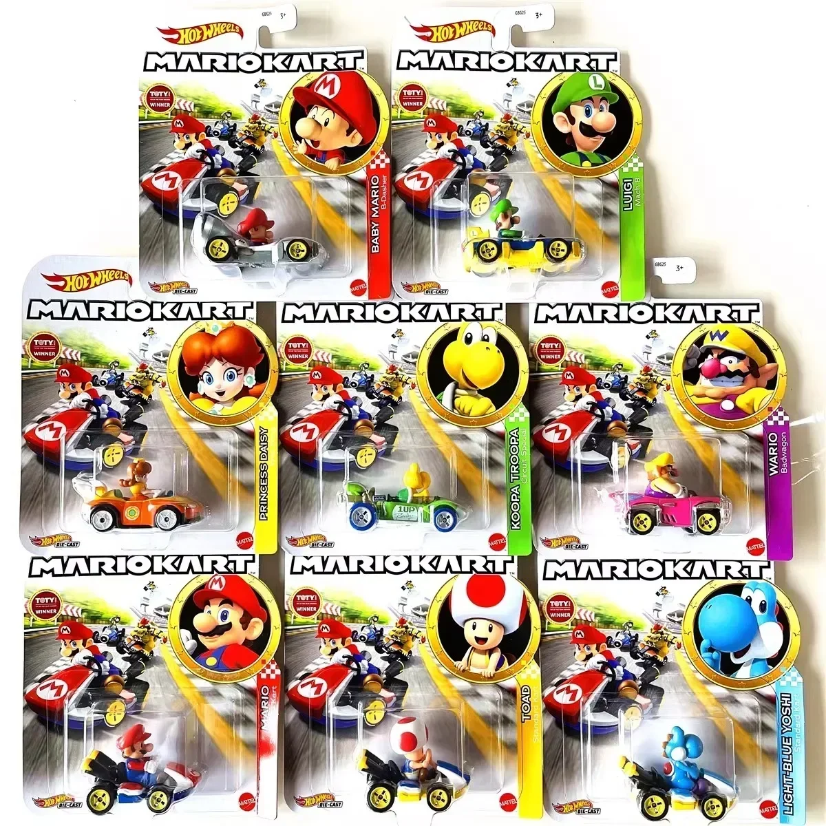 Original ล้อร้อน Mario Kart 1: - Hot Wheels Car Mainline บทวิจารณ์และราคา