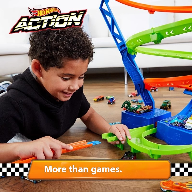 ล้อร้อนไฟฟ้า Whirlwind Impact  - Hot Wheels Car Track Sets บทวิจารณ์และราคา