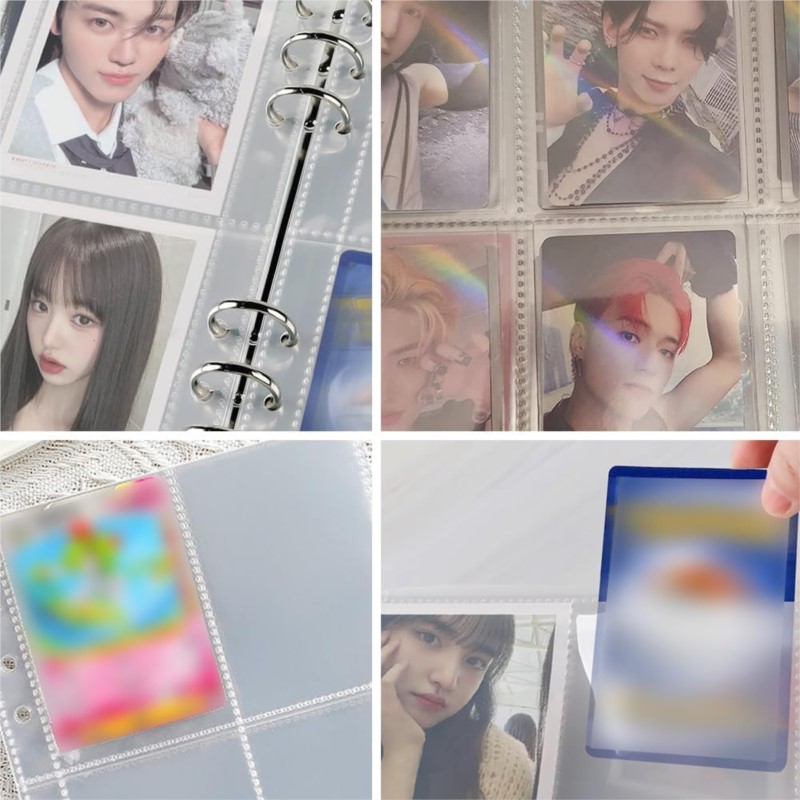 สมุดใส่การ์ดรูปภาพ 4 ช่อง สำหร - Trading Card Binder บทวิจารณ์และราคา